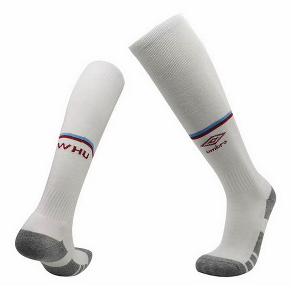 Calcetines West Ham United 1ª 2020/21 Blanco